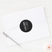 American Flag Car Racing Drifting Ronde Sticker (Envelop)