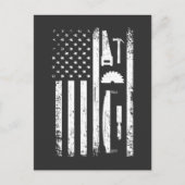 American Flag Carpenter Tools Woodwerker Craftsman Briefkaart (Voorkant)