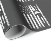 American Flag Carpenter Tools Woodwerker Craftsman Cadeaupapier (Rol Hoek)