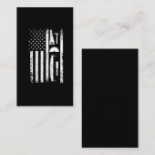 American Flag Carpenter Tools Woodwerker Craftsman Visitekaartje (Voorkant / Achterkant)