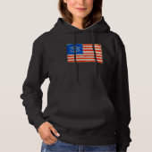 American Flag Civil War Hoodie (Voorkant)