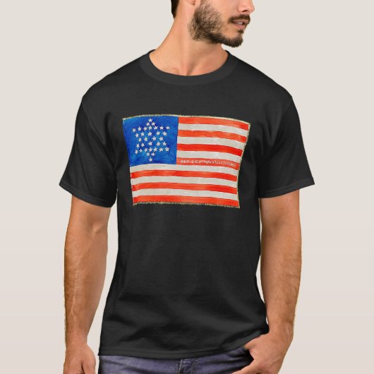 American Flag Civil War T-shirt (Voorkant)