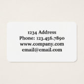 American Flag Company Naam Profiel Visitekaartje (Achterkant)