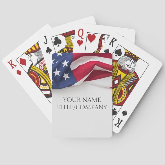 American Flag Company  Pokerkaarten (Achterkant)