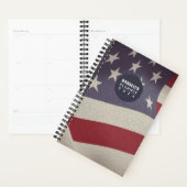 American Flag Custom Eenjarige Weekplanner Planner (Display)