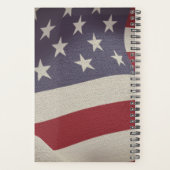 American Flag Custom Eenjarige Weekplanner Planner (Achterkant)