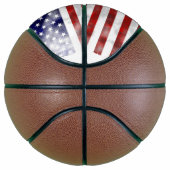 American Flag Custom Fullsize Basketball Basketbal (Rechts)