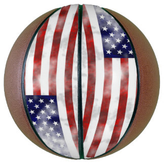 American Flag Custom Fullsize Basketball Basketbal