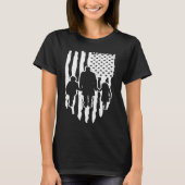 American Flag Dad Cool Father's Day T-shirt (Voorkant)