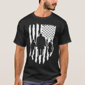 American Flag Dad Cool Father's Day T-shirt (Voorkant)