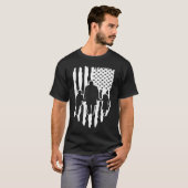 American Flag Dad Cool Father's Day T-shirt (Voorkant volledig)