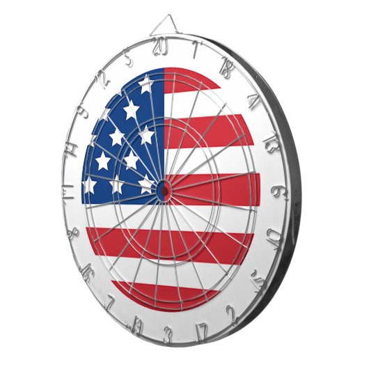 “American Flag” Dart Board Dartbord (Voorkant Rechts)