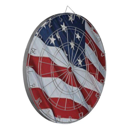 American Flag Dart Board Dartbord (Voorkant Links)