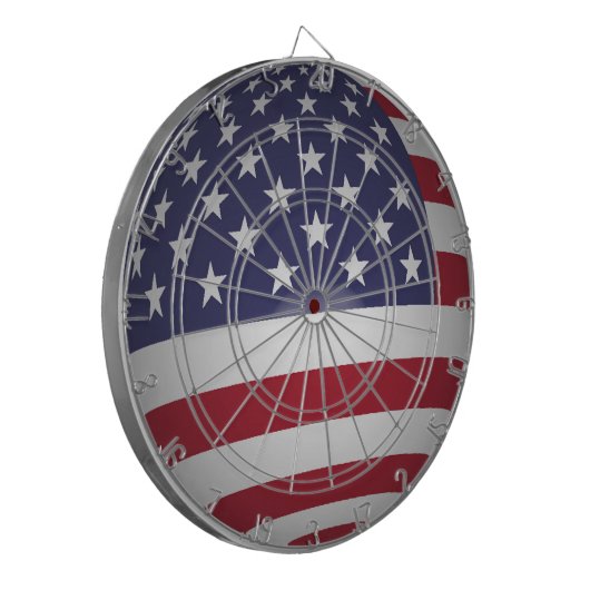 AMERICAN FLAG DARTBORD (Voorkant Links)
