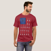 American Flag Darts T-shirt (Voorkant volledig)