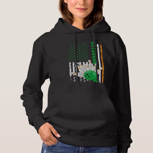 American Flag DayIrish American Bowling Flag for U Hoodie (Voorkant)