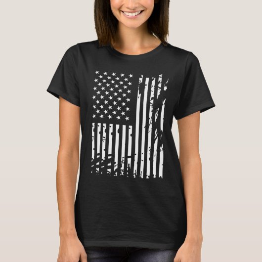 American Flag DayRotcho Distressed USA Flag for US T-shirt (Voorkant)