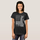 American Flag DayRotcho Distressed USA Flag for US T-shirt (Voorkant volledig)
