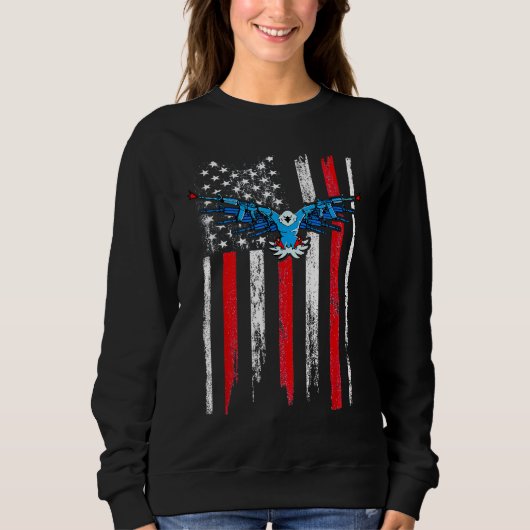American Flag Demolition Ranch Trui (Voorkant)