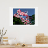 American Flag Display Poster (Keuken)