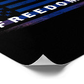 American Flag Dom  Poster (Hoek)