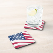 AMERICAN FLAG DRANKJES ONDERZETTER (Rechterzijde)