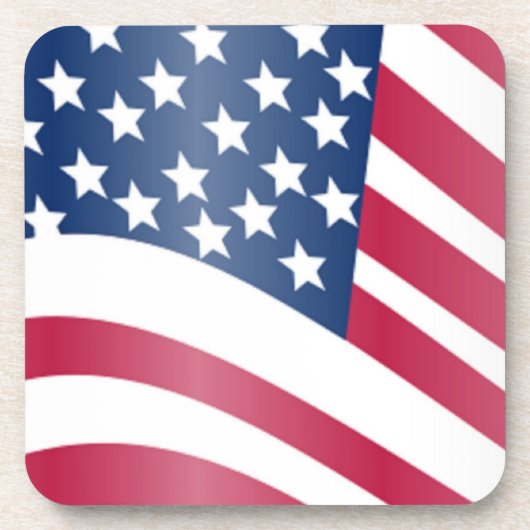 AMERICAN FLAG DRANKJES ONDERZETTER (Voorkant)
