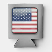 American Flag Drink Cooler, 4 juli Blikjeskoeler (Voorkant)