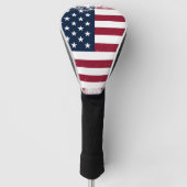 American Flag Driver Golf Head Hoesje Golfheadcover (Voorkant)