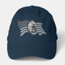 American Flag Eagle Cap