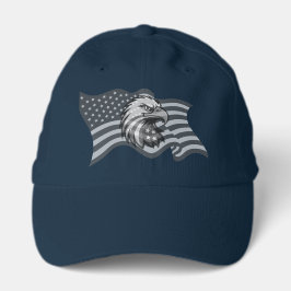 American Flag Eagle Cap Trucker Pet