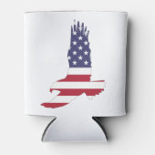 American Flag & Eagle Drink Cooler, 4 juli Blikjeskoeler (Voorkant)