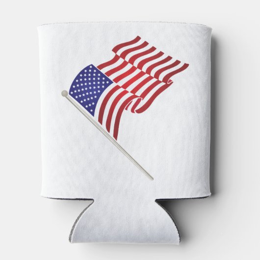 American Flag & Eagle Drink Cooler, 4 juli Blikjeskoeler (Achterkant)