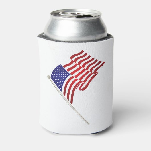 American Flag & Eagle Drink Cooler, 4 juli Blikjeskoeler (Blikje Achterkant)