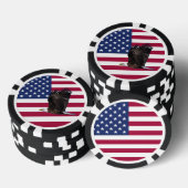 American Flag en Eagle Casino Kwaliteit Poker Chip (Opstapeling)
