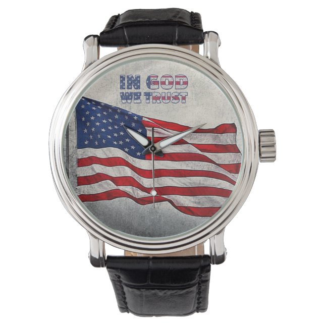 American Flag eWatch Horloge (Voorkant)