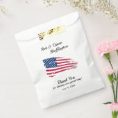 American Flag Favor Bag Bedankzakje (Gezegeld)