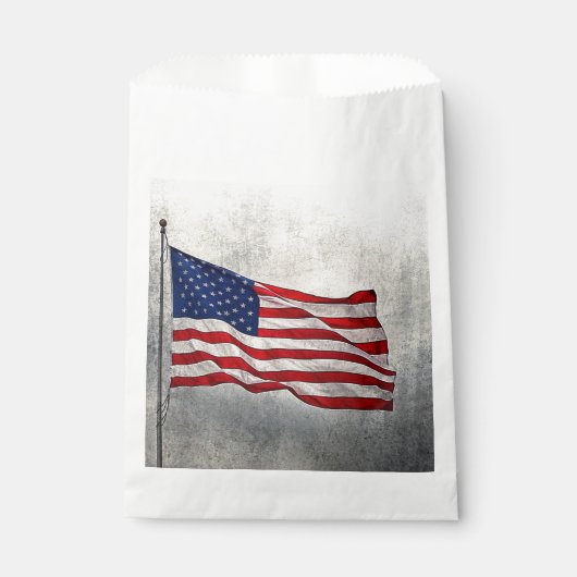 American Flag Favor Bag Bedankzakje (Voorkant)