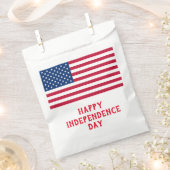 American Flag Favor Bag Bedankzakje (Geknipt)