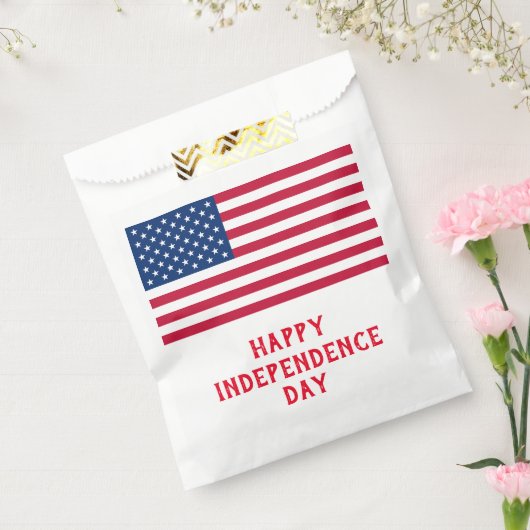 American Flag Favor Bag Bedankzakje (Gezegeld)