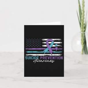 American Flag Fight Suicide Prevention Awareness R Kaart