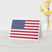 American Flag, Flag of United States Kaart (Gele Bloem)