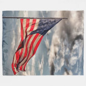 AMERICAN FLAG FLEECE DEKEN (Voorkant (Horizontaal))