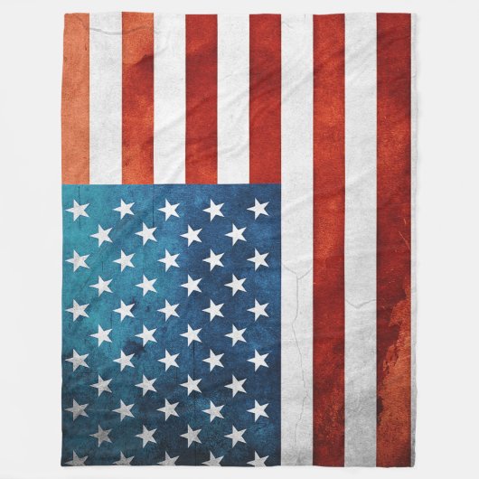 AMERICAN FLAG FLEECE DEKEN (Voorkant)