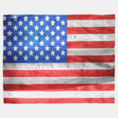 AMERICAN FLAG FLEECE DEKEN (Voorkant (Horizontaal))