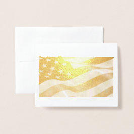 American Flag Folie Card Kaarten