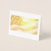 American Flag Folie Card Kaarten (Voorkant)
