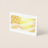 American Flag Folie Card Kaarten (Voorkant)