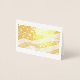 American Flag Folie Card Kaarten
