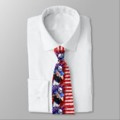 American Flag Football Patriotic Neck Tie Stropdas (Gebonden)